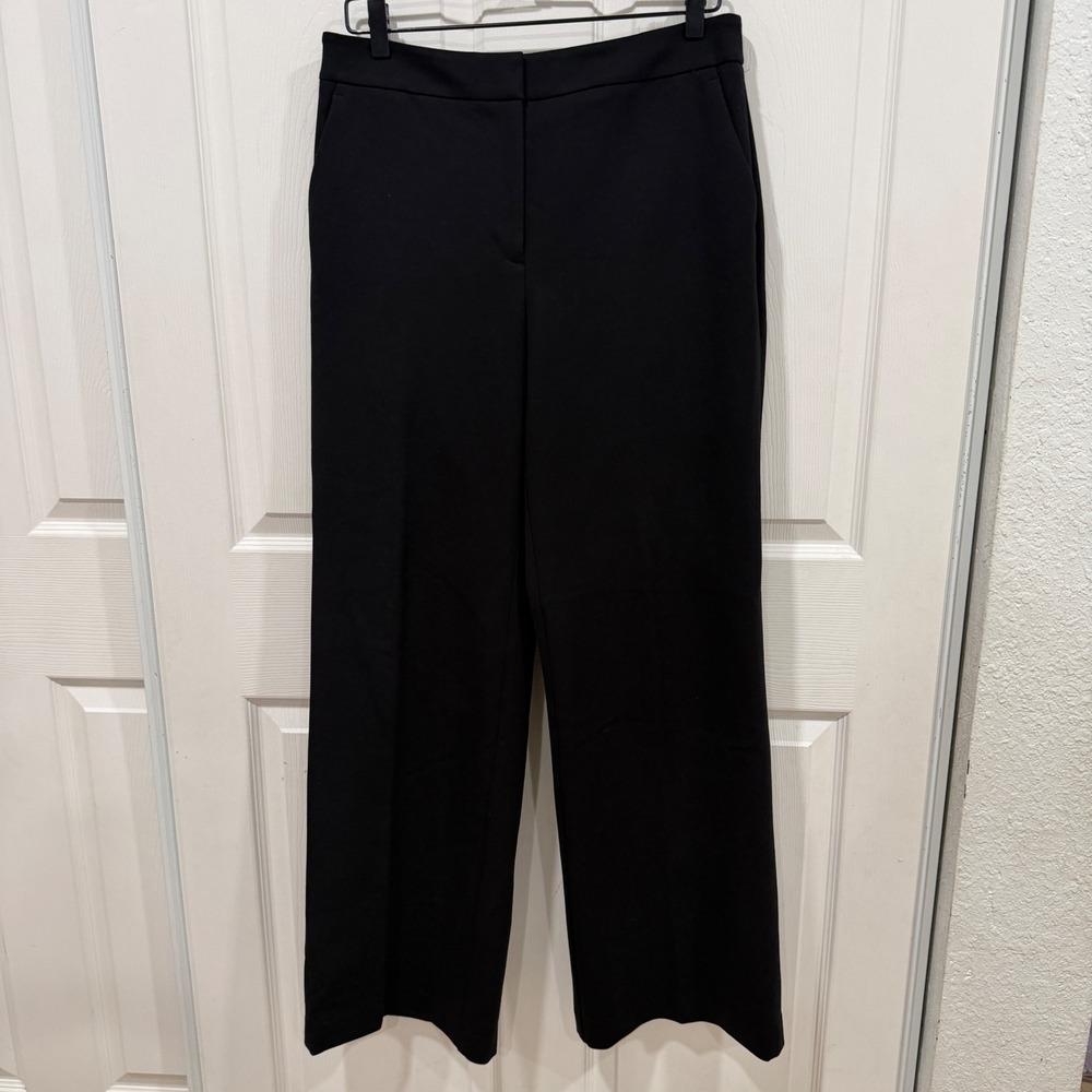 Boden Black Wide Leg Professional Trousers Pants US 10R SC 6142